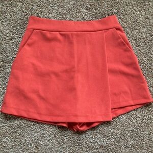 Red Mini Skort